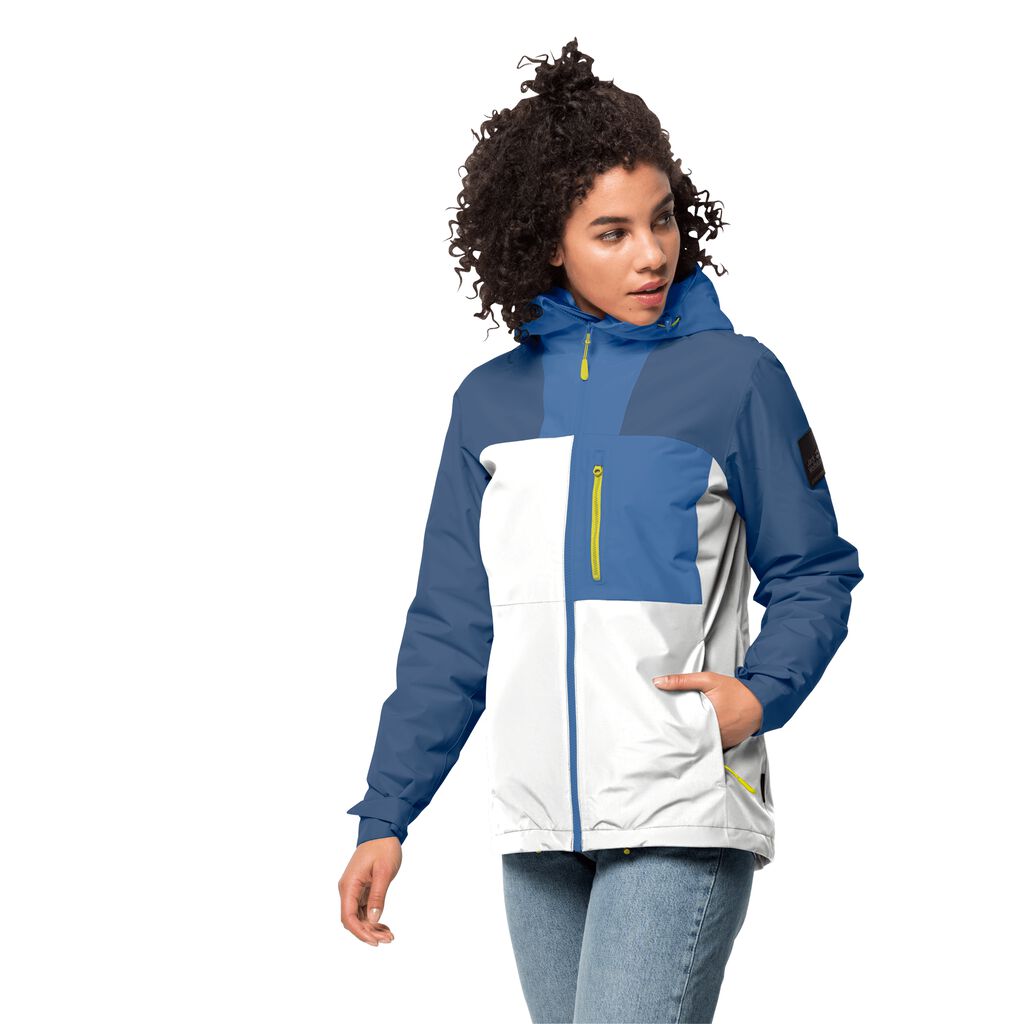 Jack Wolfskin 365 FLASH Női Vízálló Kabát Kék - BWNFPD-394